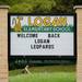 A welcome message for parents and students at Logan Elementary School on the first day of school on Tuesday, September 3, 2013. Melanie Maxwell | AnnArbor.com
